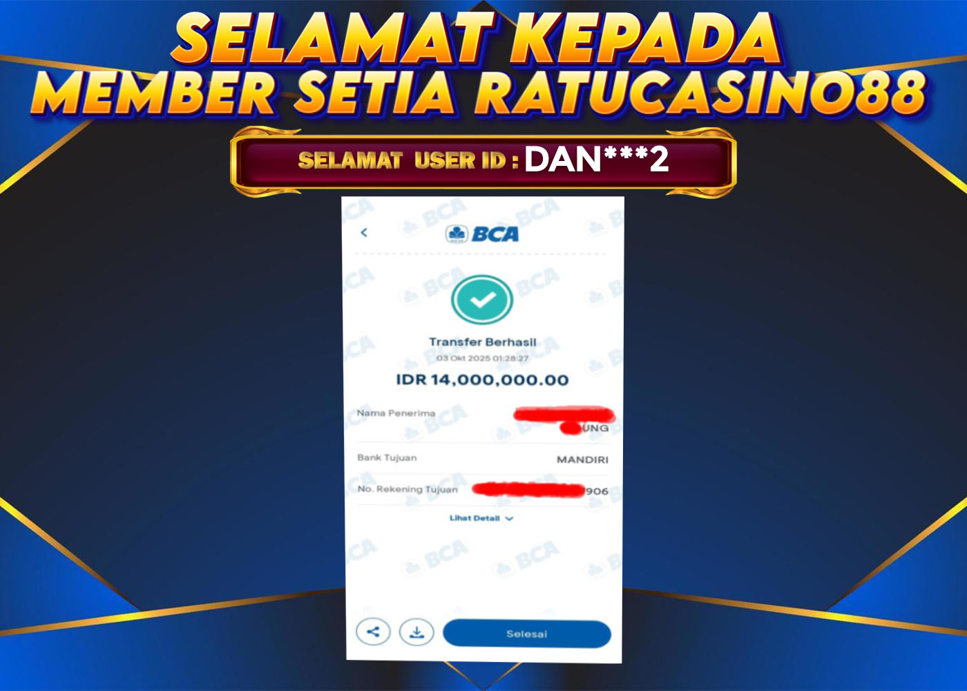 WITHDRAWAL MEMBER 77